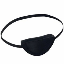 Black Fabric Medical Eyepatch
