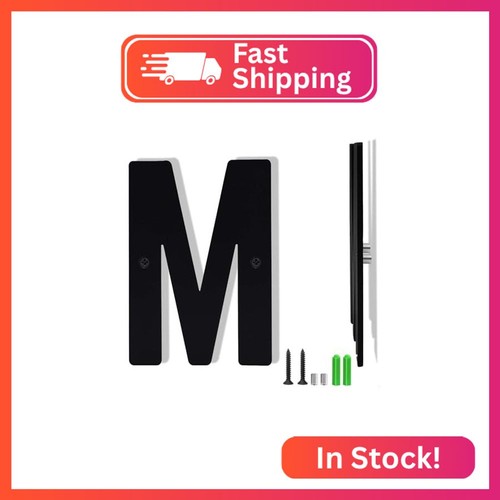 Floating metal letters - 8",