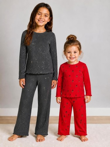 Girls ribbed cosy - m,