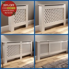 White Radiator Cover Grill