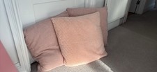 3 Pale Pink Scatter Cushions