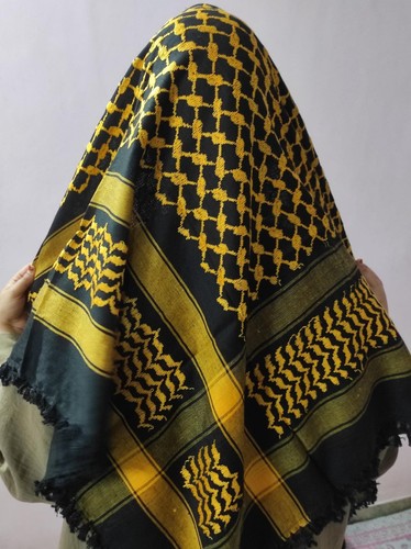 Black yellow palestine - black, &