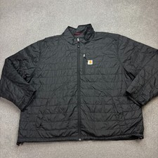 Carhartt Jacket Adult 3XL XXXL Black Puffer Lined Outdoors Y2K Lightweight Men*