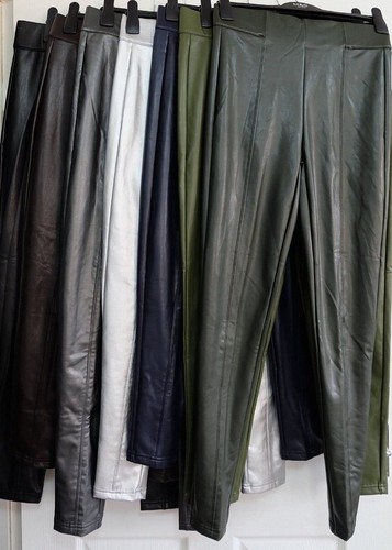 Faux leather look - faux, high