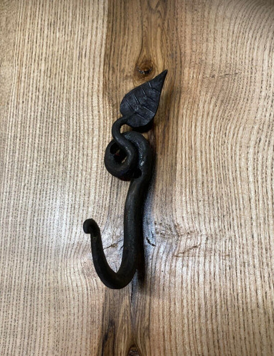 Blacksmith hand forged hooks - hand,