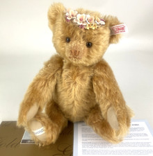 Steiff Autumn Teddy Bear - Lladró Four Seasons - 28cm, Gold  EAN:677345 - 2009