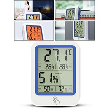 Clear Visibility with Large LCD Max Min Room Thermometer Hygrometer Monitor