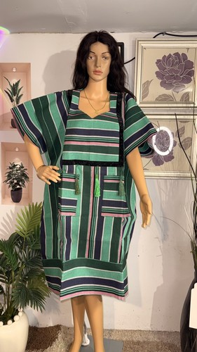 African asooke short dress - asooke,