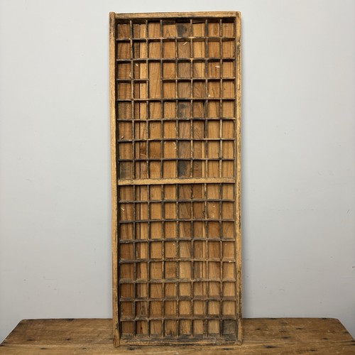Vintage wooden printers tray - printers,