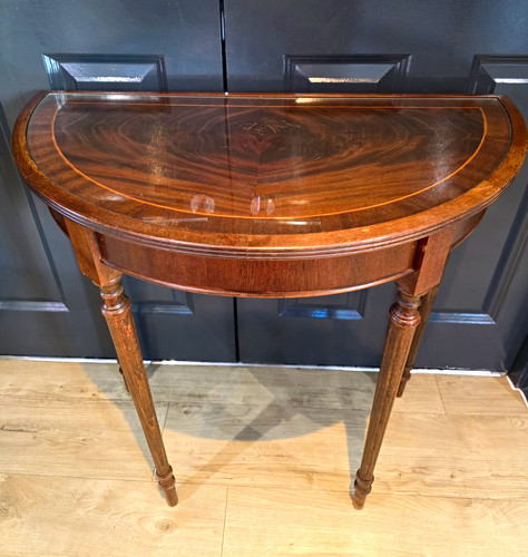 Vintage mahogany demi lune - mahogany,