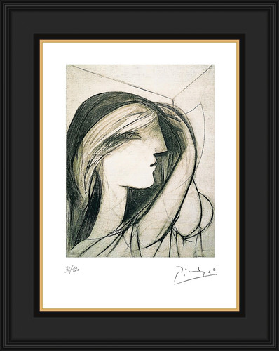 Picasso head a woman - , of