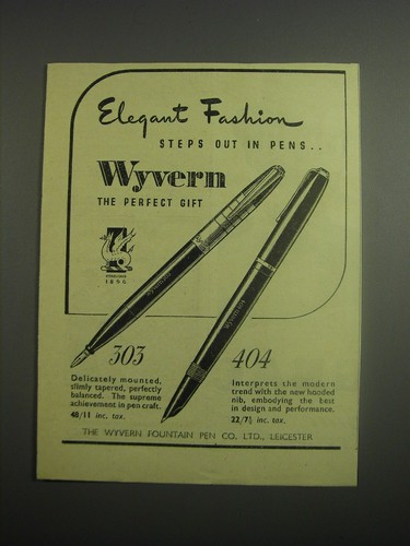 1948 wyvern 303 and 404 - 404, pens