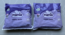 2 X Mamia Nappy Sacks, Tie