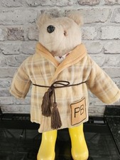 Gabrielle Paddington Bear 1970s . NEW Dressing Gown. + Pyjamas. 