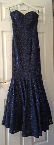Lipsy vip navy strapless - vip,