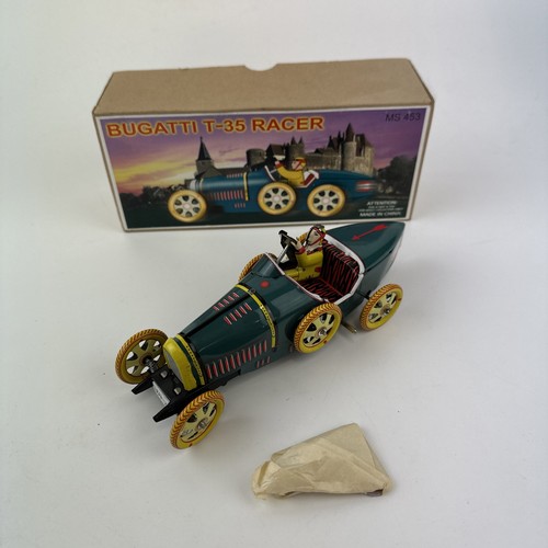 Bugatti tinplate toy - tinplate,
