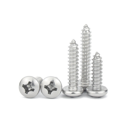 Pozi pan head stainless - head, a2