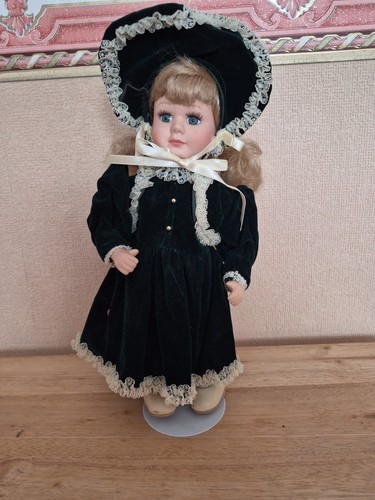 Vintage porcelain doll - porcelain,