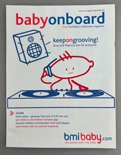 bmibaby Airline Inflight Magazine BabyonBoard August/September 2003 BMI Baby