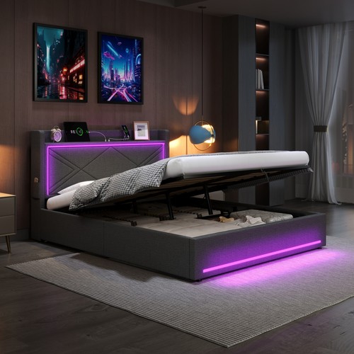 Ottoman storage bed 5ft - storage,
