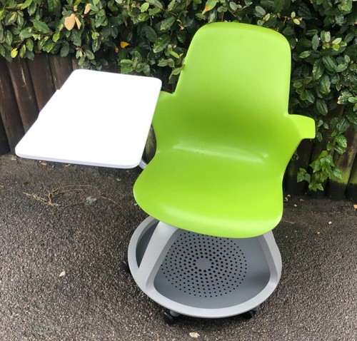Green steelcase node swivel - node,