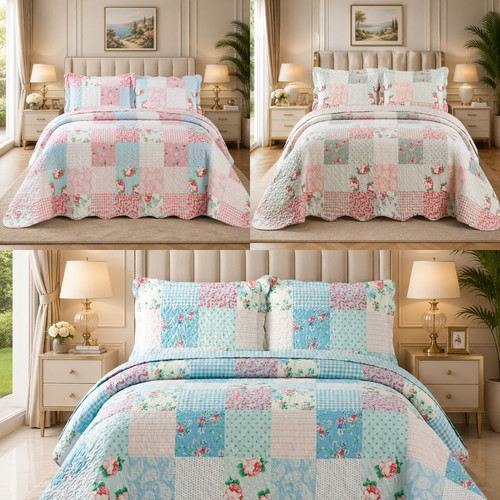 Piece quilted patchwork - 3,