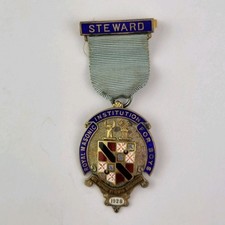 Vintage Silver & Enamel Royal