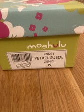 Moshulu Women's Swede Loafers Size Uk 6 EU 39  - Petrel Blue