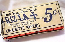 NEW VINTAGE RIZLA+ CIGARETTE