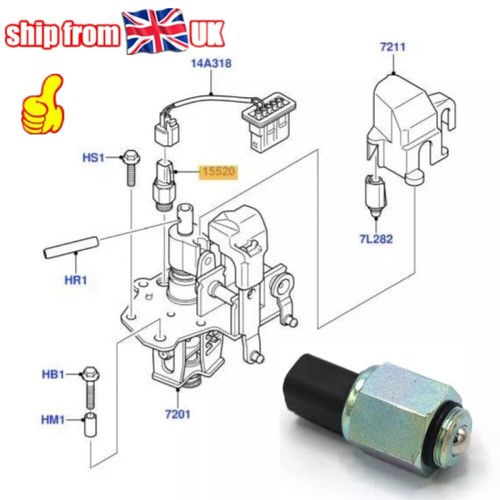 Reverse light switch - reverse, ford