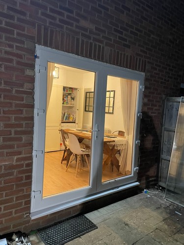 Oversized white upvc french - oversized,