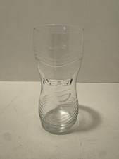 Pepsi Glass With Pepsi Logo And Swirls - Excellent Condition