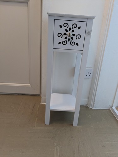 White slim telephone side - slim,
