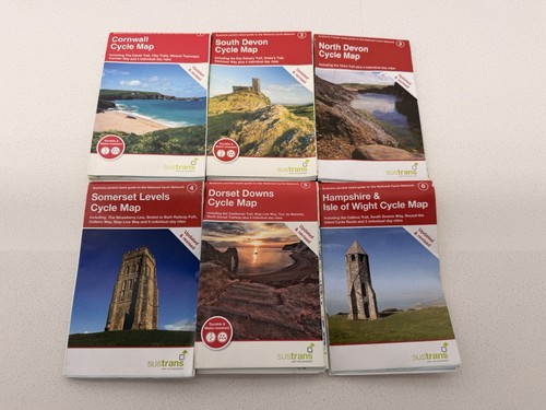 Sustrans cycle maps bundle - sustrans,