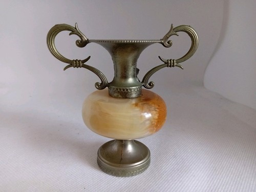 Vintage brass and - brass, alabaster