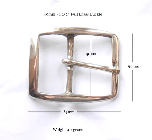 Solid brass buckles - brass,