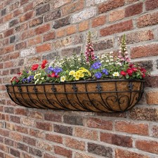 Wall trough planter - wall,