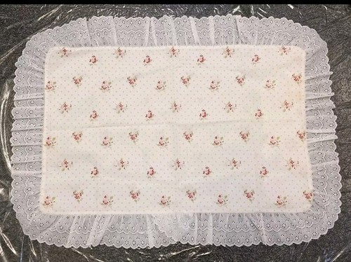 Single pillowcase lace edged - single,