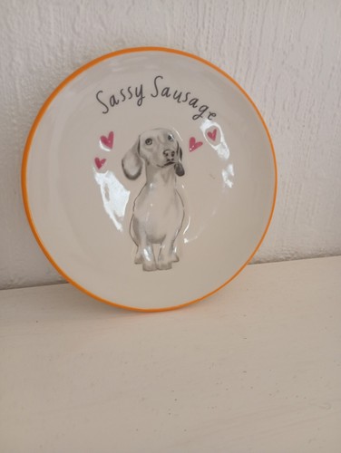 Sausage dog trinket dish - dog,