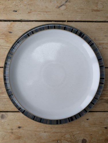 Denby black jet stripe dinner