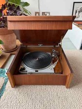 Thorens TD-124 mk II turntable in Whiteley Electric Radio Co. cabinet. Serviced.