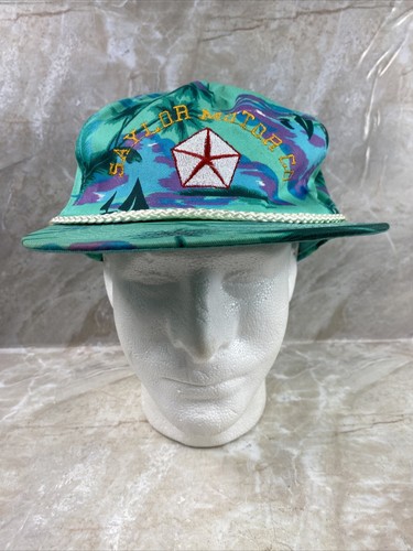 Vtg chrysler snapback hat - chrysler,