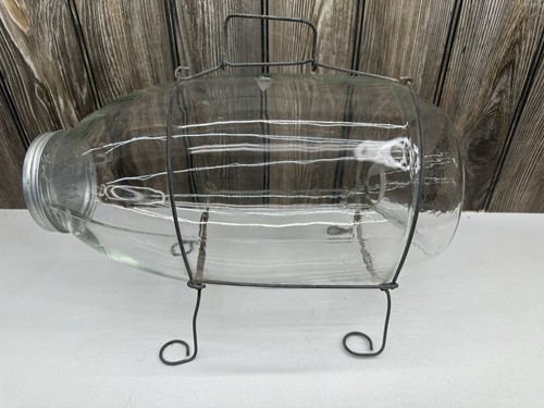 Vintage glass minnow trap - minnow,