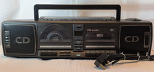 Vintage 1985 PYE Audio TR8829 CD, Cassette Radio Stereo Boom Box Ghetto Blaster