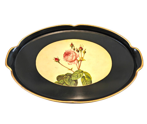 Vintage lady clare oval tray - vintage,