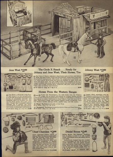 1966 paper toy circle x - ad,