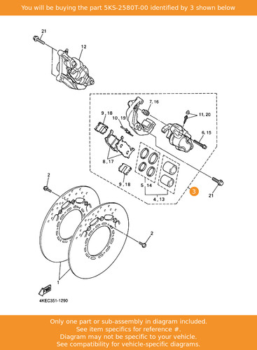 Yamaha caliper assy - yamaha,