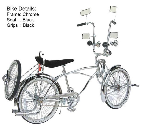Chrome twisted cruiser - chrome, 20"