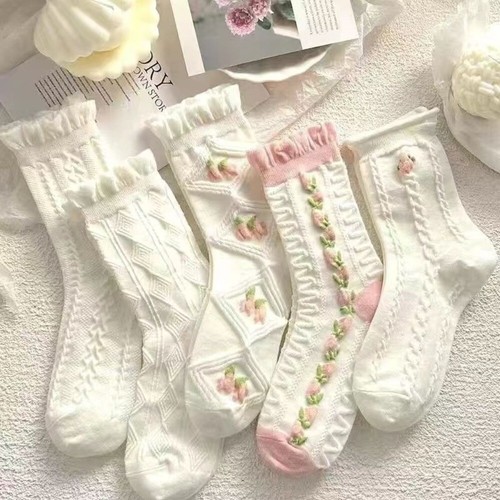 Pairs lolita ruffled mid - 5,