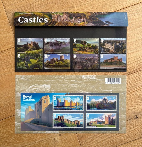 Castles royal mail stamps - castles,